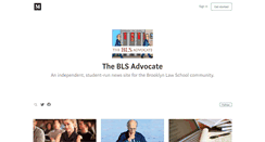 Desktop Screenshot of blsadvocate.org