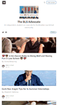 Mobile Screenshot of blsadvocate.org